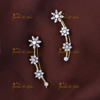 Bangalore, Businesses For Sale, Exquisite Long Chain Ear Cuff | Sparkle And Glow