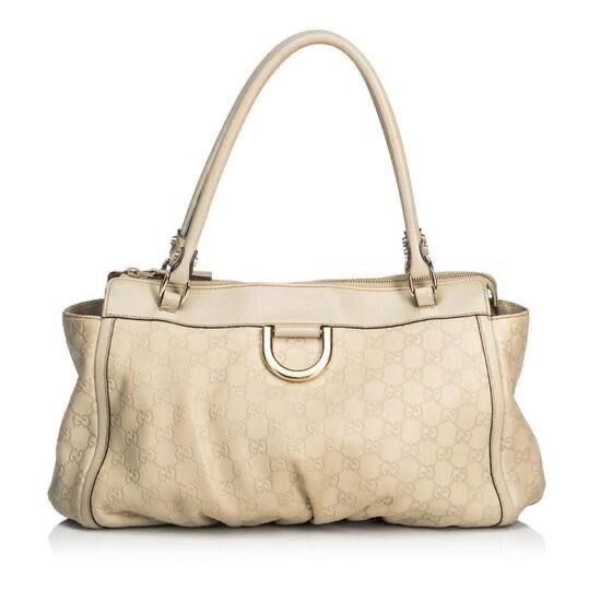 Riyadh, Purses & Wallets, SAR 2000,  Gucci Guccissima Abbey D-Ring Tote Bag.