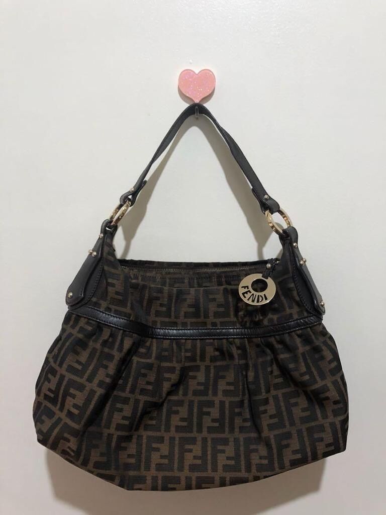 Riyadh, Purses & Wallets, SAR 2000,  Fendi Zucca Chef Hobo Bag