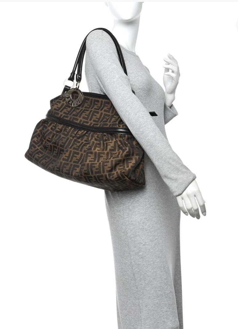 Riyadh, Purses & Wallets, SAR 2000,  Fendi Zucca Chef Hobo Bag