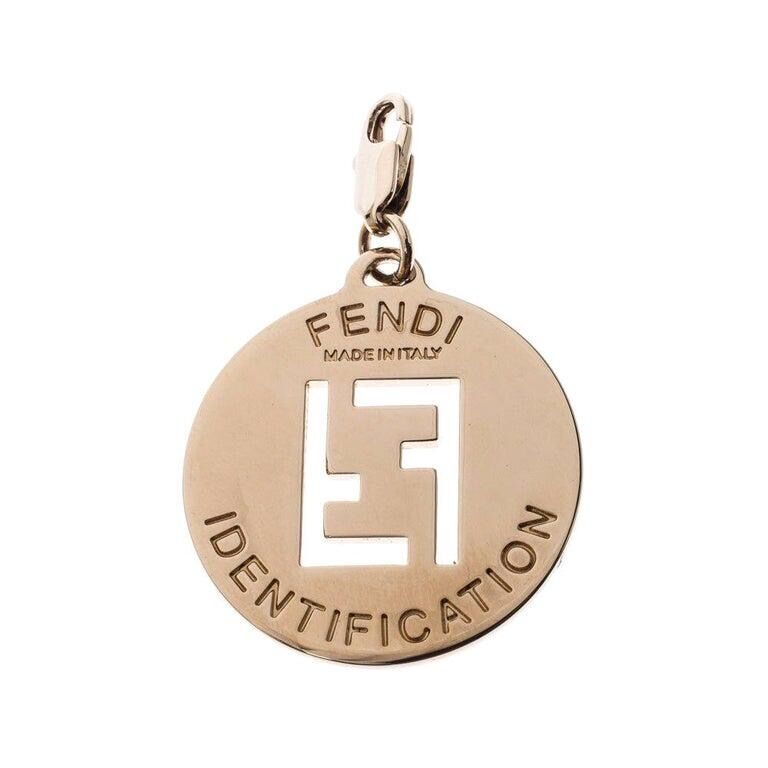 Riyadh, Jewelry, SAR 200,  Fendi Identification FF Logo Charm/Locket