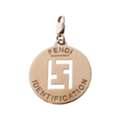 SAR 200,  Fendi Identification FF Logo Charm/Locket