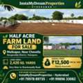 INR 12500,  2420 Sq. Yard,  🌿 FARM LAND FOR SALE – MALAKAPUR, CHEVELLA 🌿  📍 Location: Malkapur Village, Chevella Ma