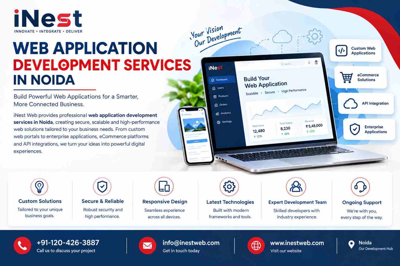 New Delhi, Software Development, Web Application Development Services In Noida | INest Web