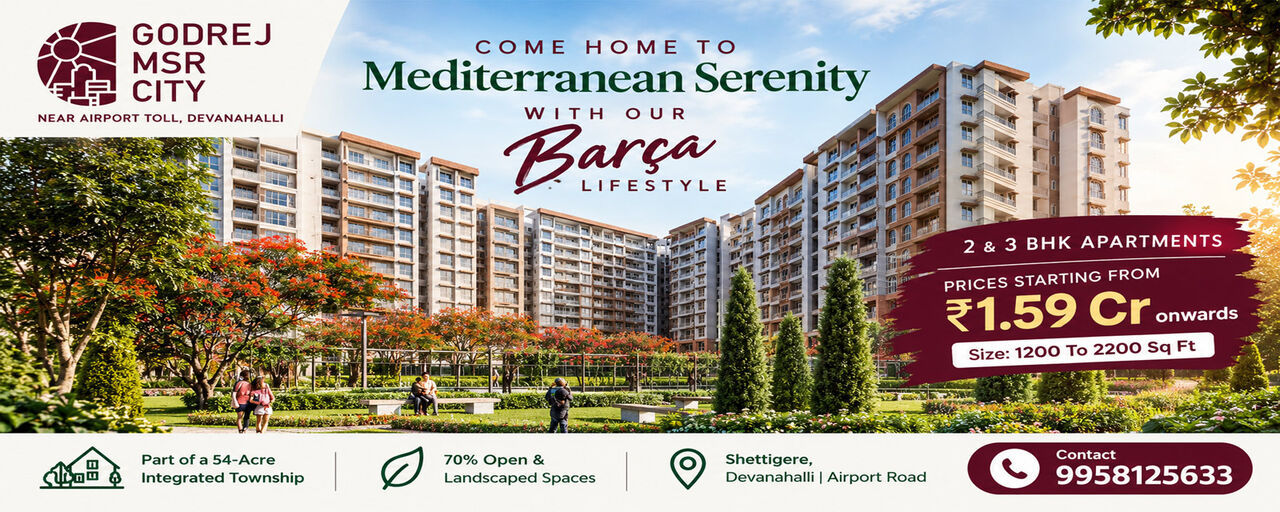 Bangalore, Real Estate For Sale, INR 15900000,  2 BR,  1200 Sq. Feet,  What Is The Godrej MSR City Shettigere Road Location?
