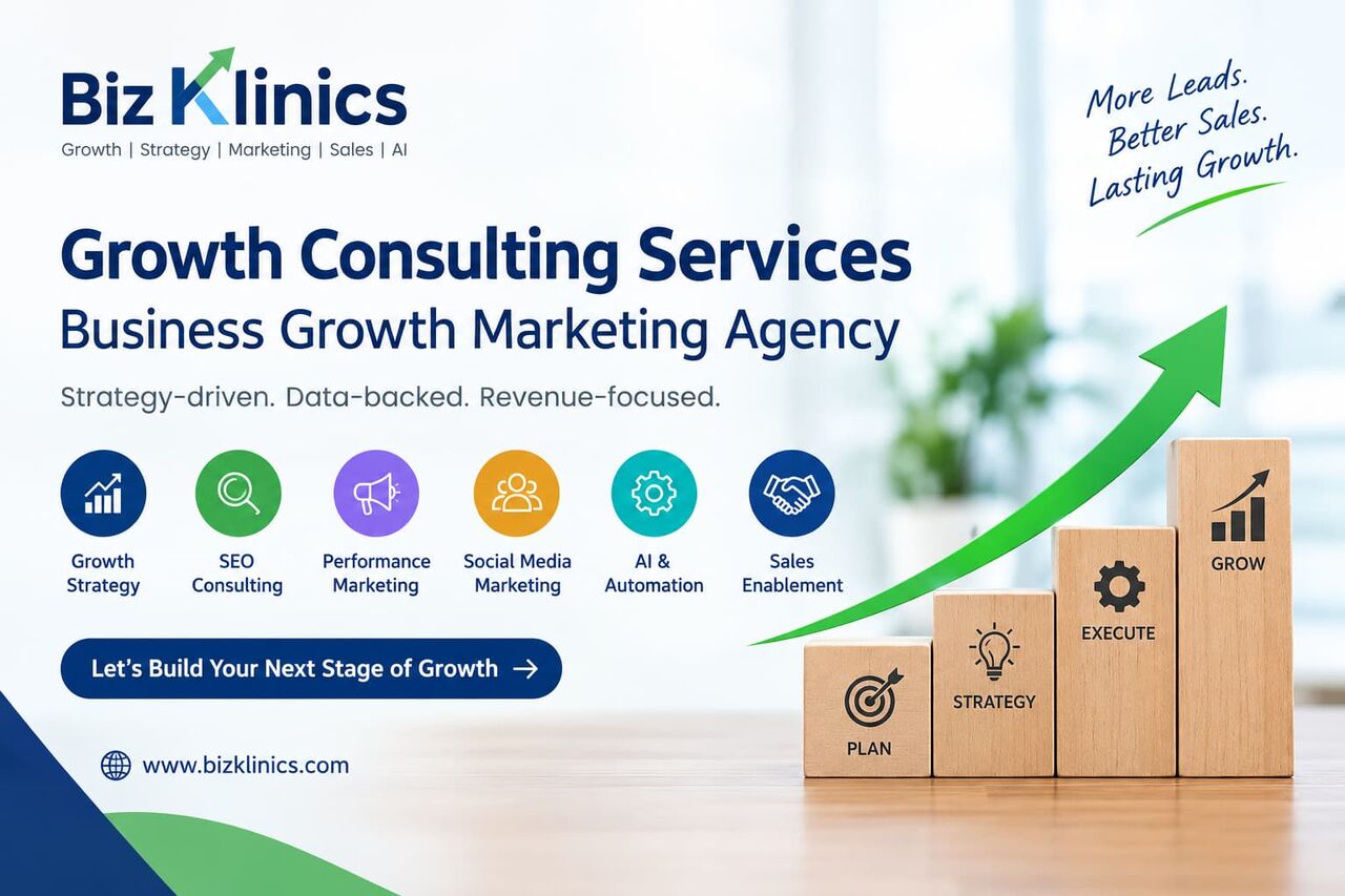 Hyderabad, Computers, INR 100,  Growth Consulting Services | Business Growth Marketing Agency &ndash; Biz Klinics