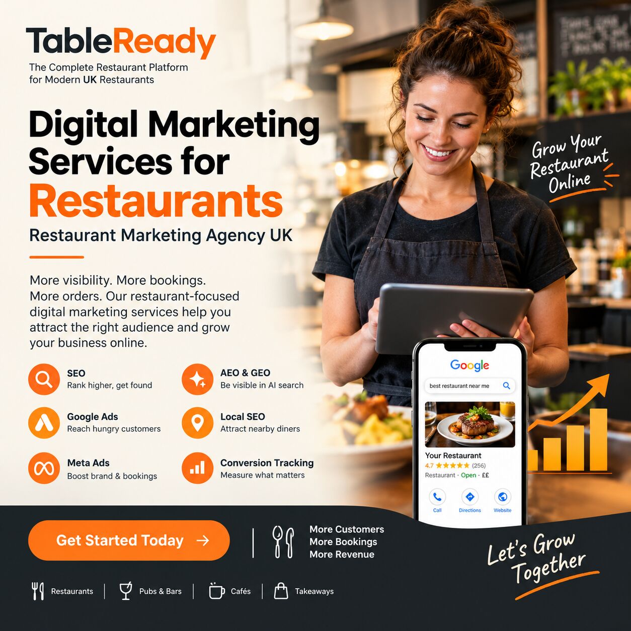London, Marketing, Takeaway Marketing Services &ndash; Local SEO Services For Restaurants | TableReady