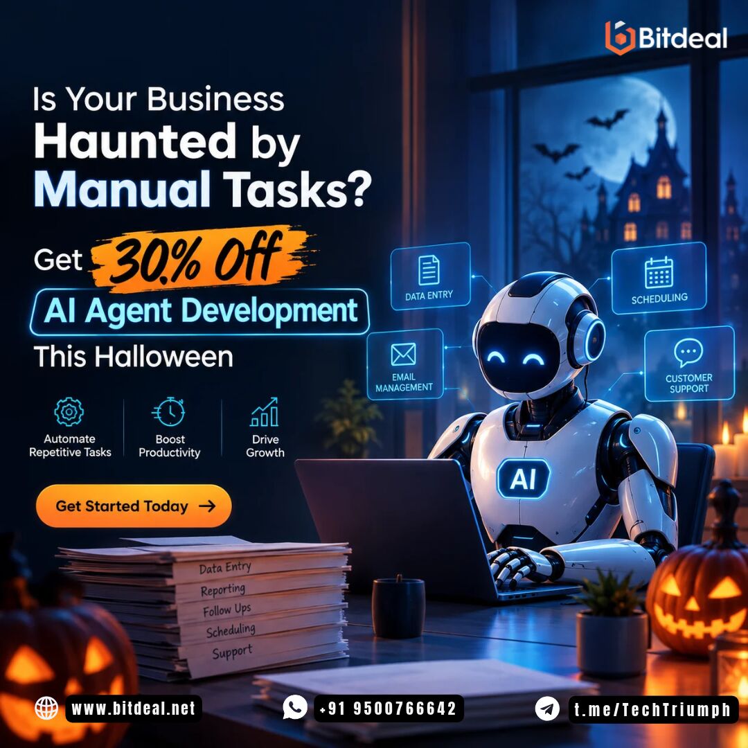 New York, Business, Is Your Business Haunted By Manual Tasks? Get 30% Off AI Agent Development This Halloween