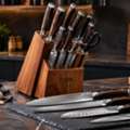GBP 95,  Premium 5-Piece Handmade Kitchen Knife Set - Mirror Polish Professional Chef Knives