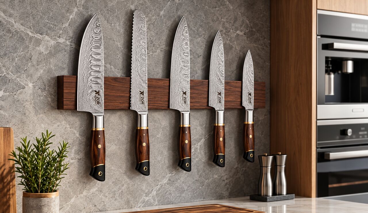 London, Household Items, GBP 95,  Premium 5-Piece Handmade Kitchen Knife Set - Mirror Polish Professional Chef Knives