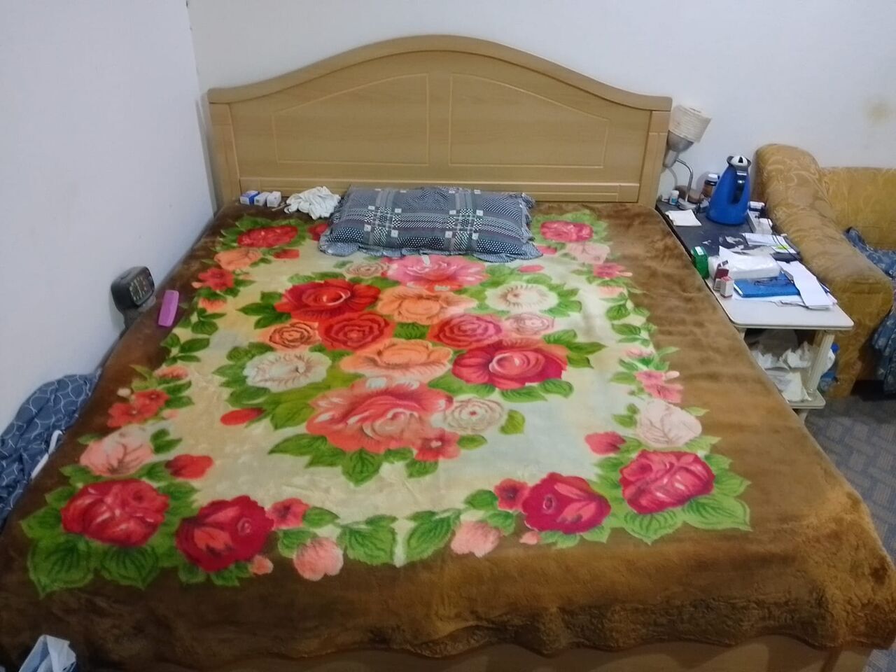 Mushrefah, Appliances, SAR 1200,  Double Bed With Bedroom Furniture For Sale &ndash; Jeddah