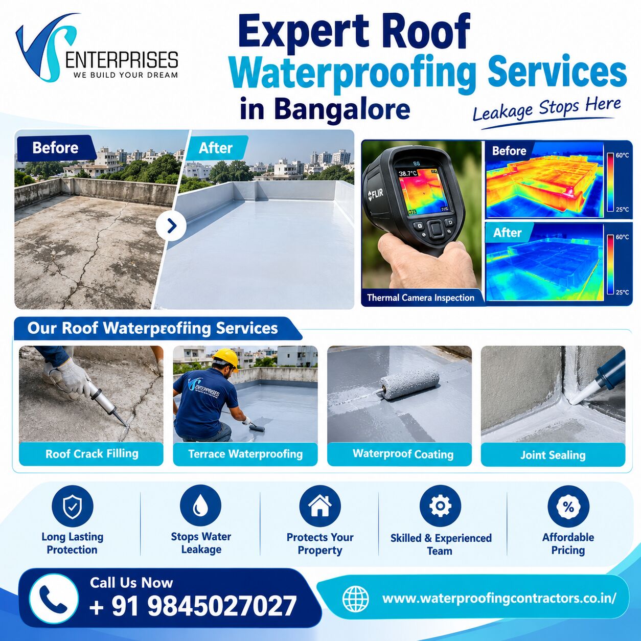 Bangalore, Construction, Expert Roof Waterproofing Services In Bangalore