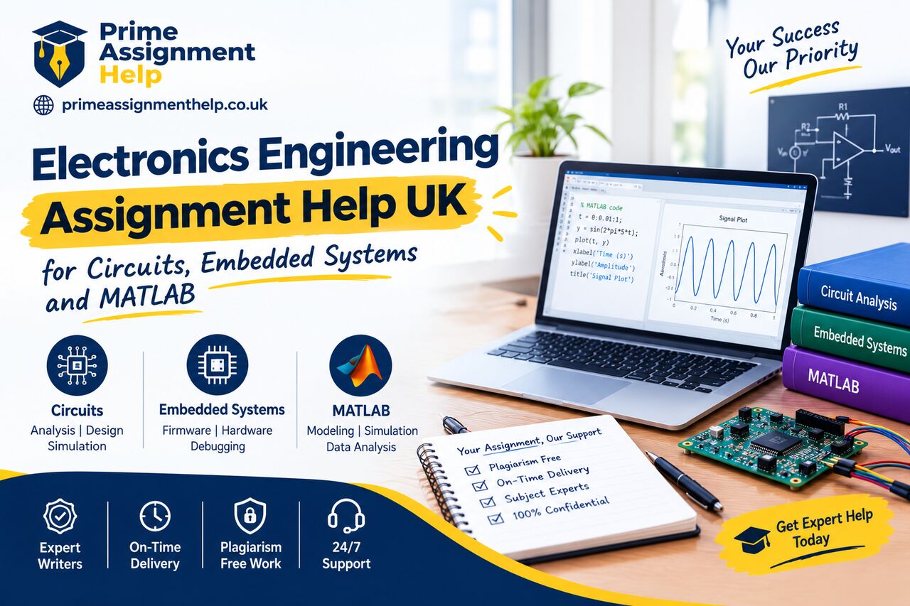 London, Education, Electronics Engineering Assignment Help UK For Circuits, Embedded Systems And MATLAB