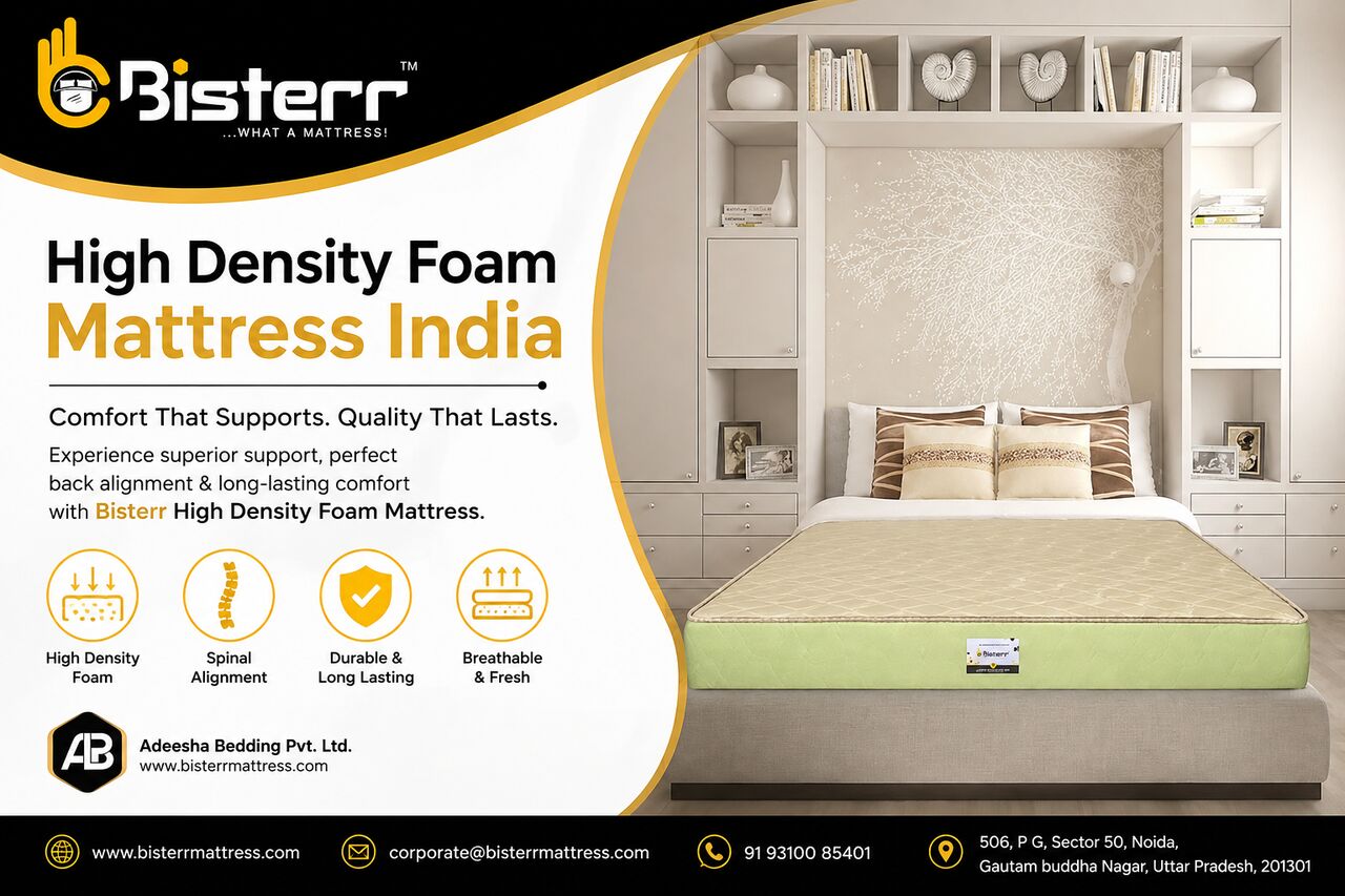 Noida, Health & Beauty Items, High Density Foam Mattress India