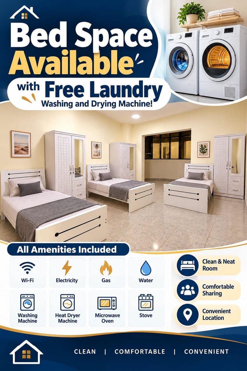 Dubai, Bedspace For Rent, AED 1250/month,  Bedspace With Full Premium Amenities
