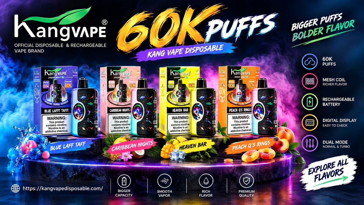 New York, Electronics, USD 18,  Kang Vape 60K Puffs Disposable Vape Device Collection