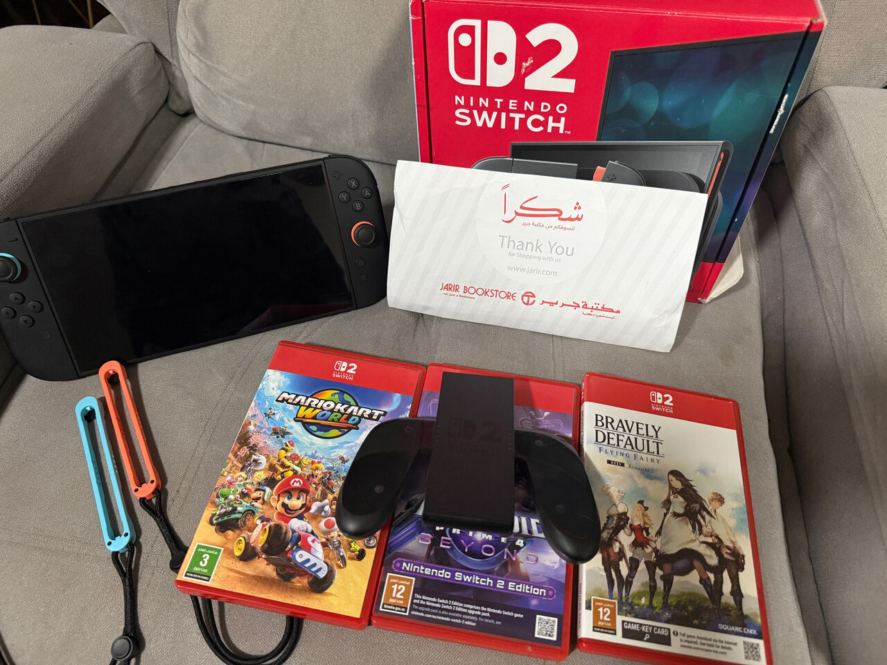 Riyadh, Toys & Games, SAR 2200,  Nintendo Switch 2 Plus 3 Games CDs