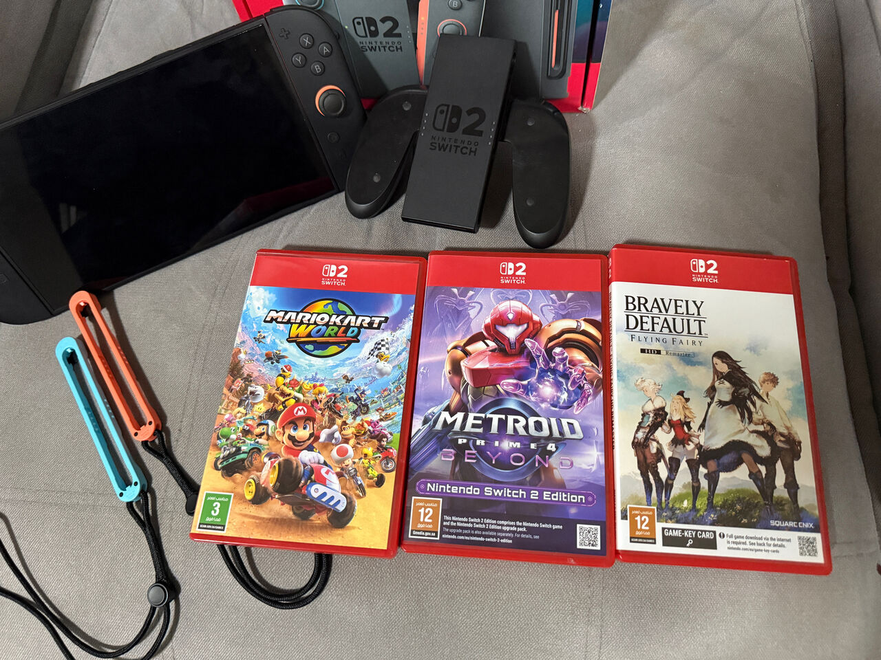 Riyadh, Toys & Games, SAR 2200,  Nintendo Switch 2 Plus 3 Games CDs