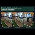 USD 249,  Mini Golf Birthday Party Ideas For Kids & Adults