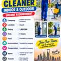 Urgent Cleaners Required In Hotels And Hospitals