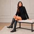 SoleMani Slim Calf Chelsea Boots For Women