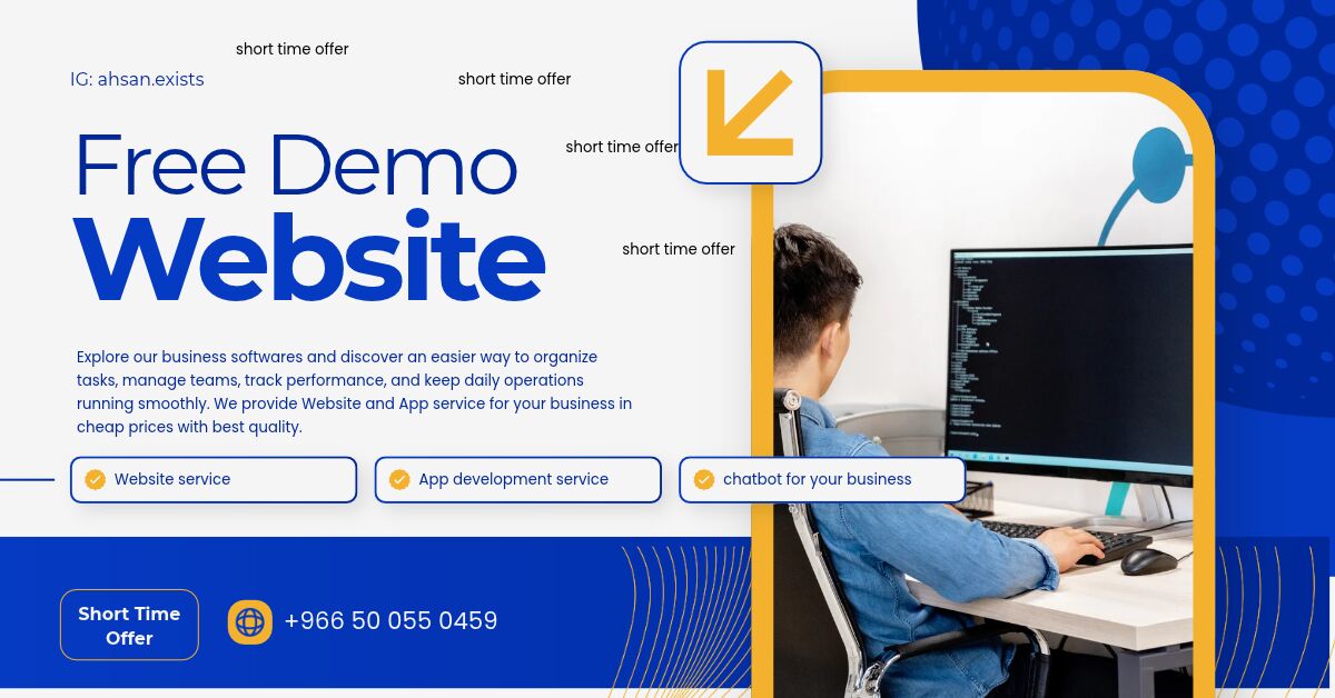 Riyadh, Software Development, Get Your Website Demo Free