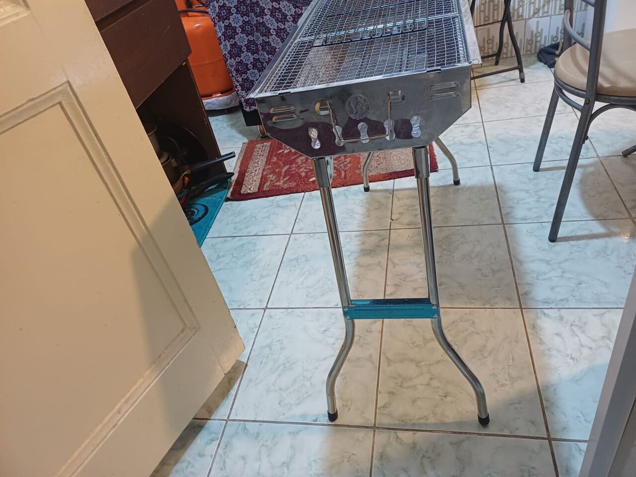 Jeddah, Household Items, SAR 50,  Qamra Barbecue Stand Available At Price 50 SAR