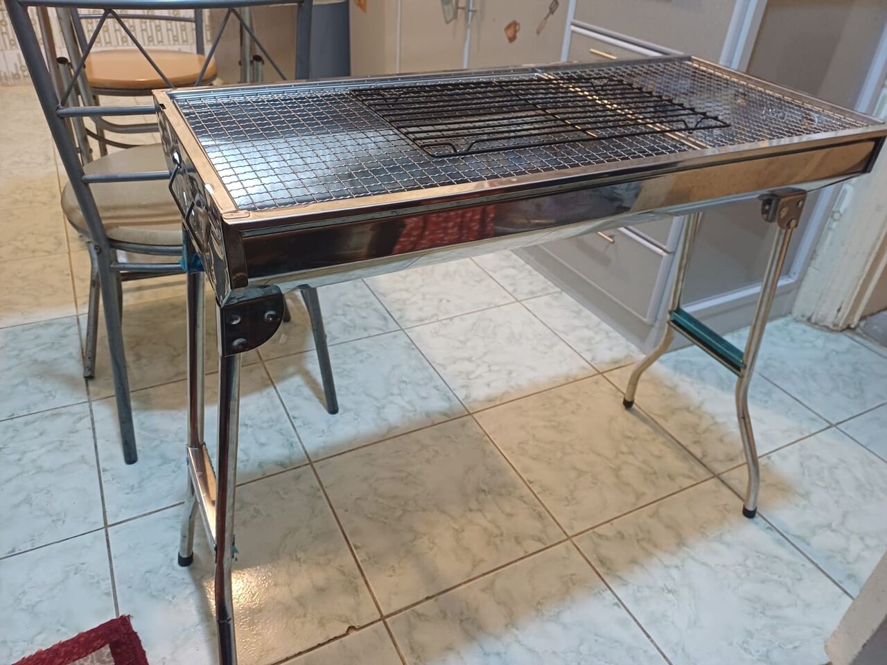 Jeddah, Household Items, SAR 50,  Qamra Barbecue Stand Available At Price 50 SAR