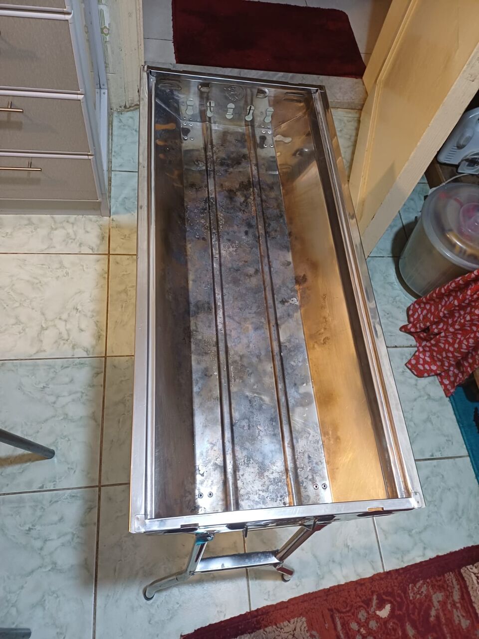 Jeddah, Household Items, SAR 50,  Qamra Barbecue Stand Available At Price 50 SAR