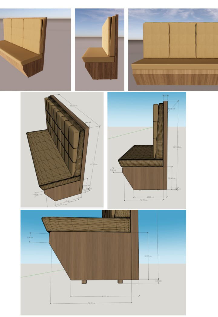 Jeddah, Furniture, SAR 600,  RESTAURANT SOFAS - 3 Seater And Single Seat