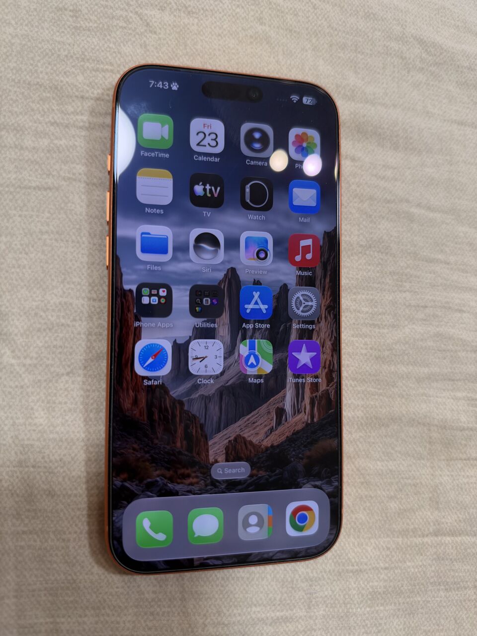 Riyadh, Mobile Phones, SAR 3600,  IPhone 17 Pro Max 256GB Cosmic Orange
