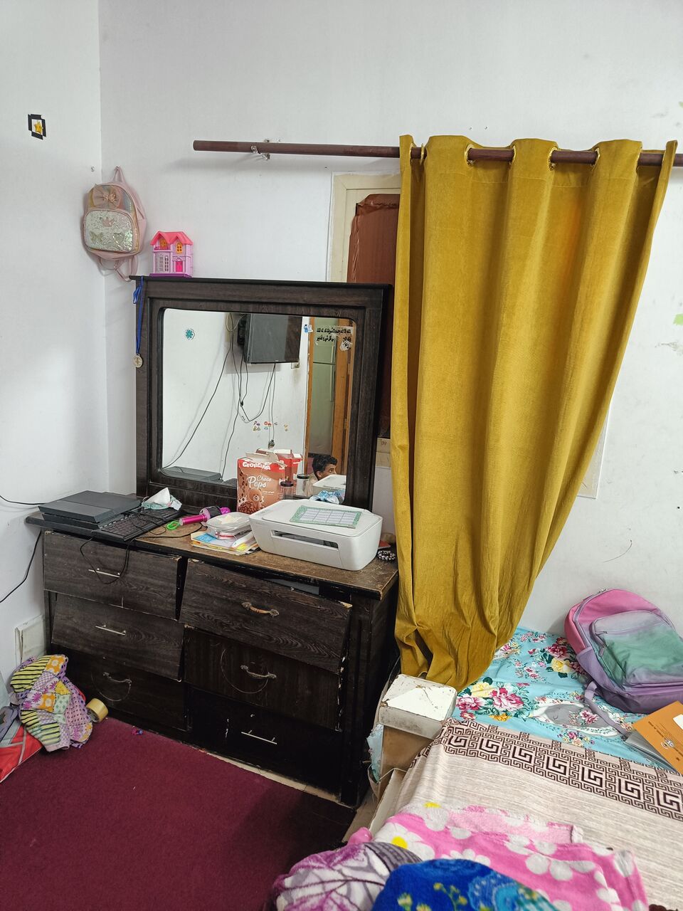 Hofuf, Furniture, SAR 500,  Bed For Sale And Dressing Table