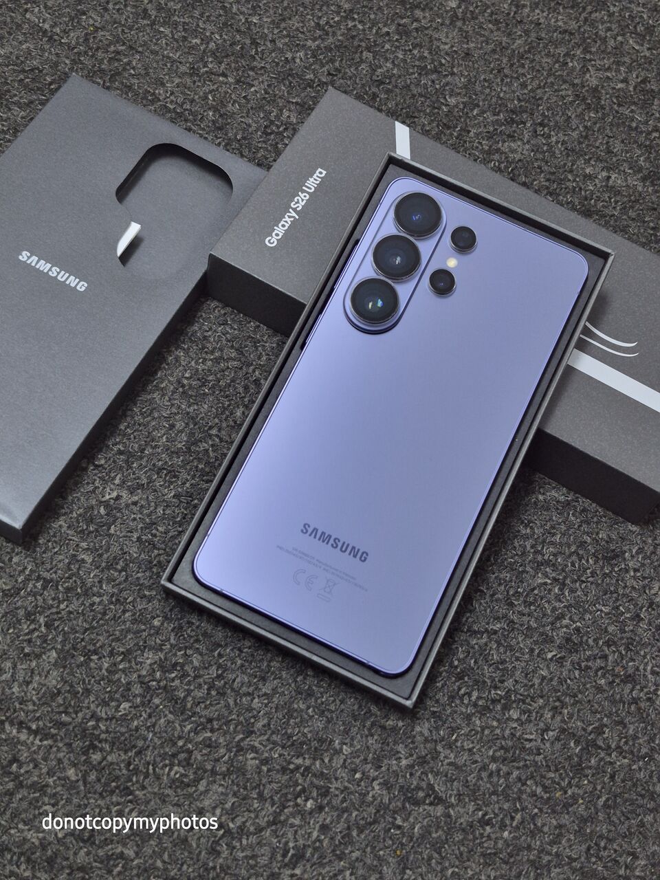 Al Rahmaniyah, Mobile Phones, SAR 3250,  Samsung Galaxy S26 Ultra Cobalt Violet 12gb 256gb New Condition 2 Months Only