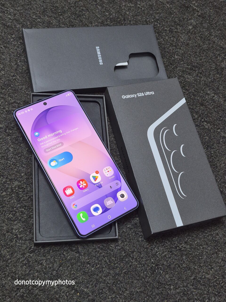 Al Rahmaniyah, Mobile Phones, SAR 3250,  Samsung Galaxy S26 Ultra Cobalt Violet 12gb 256gb New Condition 2 Months Only