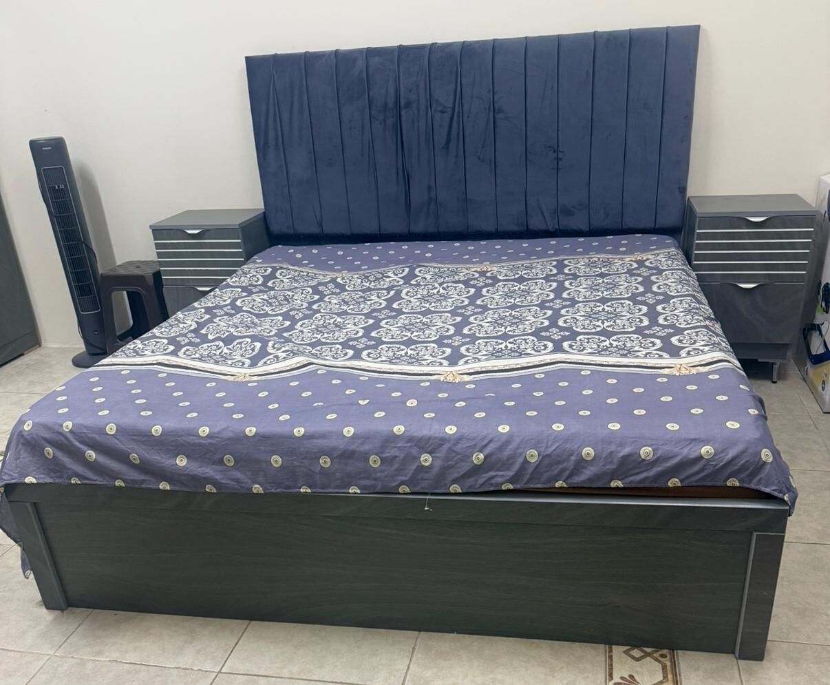 Dammam, Furniture, SAR 2600,  🛏️ King-Size Bedroom Furniture Set With Wardrobe,Dressing, Mirror & Mattress – SAR 2,600