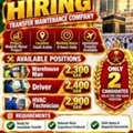 URGENT HIRING &ndash; SAUDI ARABIA TRANSFER MAINTENANCE COMPANY