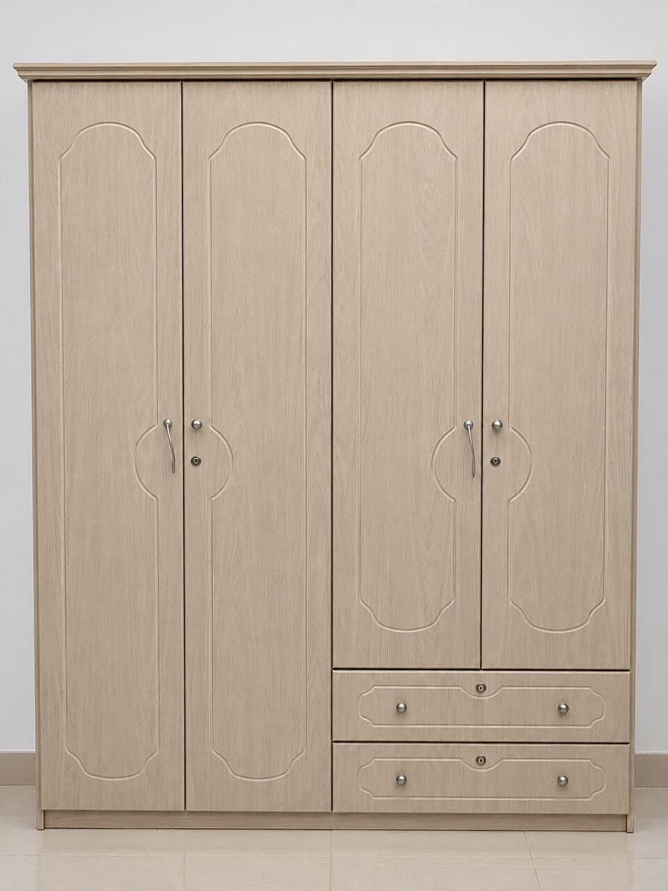 Jeddah, Household Items, SAR 750,  Classic Light Oak Wardrobe Cabinet, Bedroom Wardrobe (2 ITEMS)
