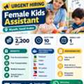 Female Kids Assistant Required &ndash; Riyadh | SAR 2,200 + Free Accommodation & Transport