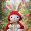LKR 1700,  Handmade Soft Toy Red Riding Bunny