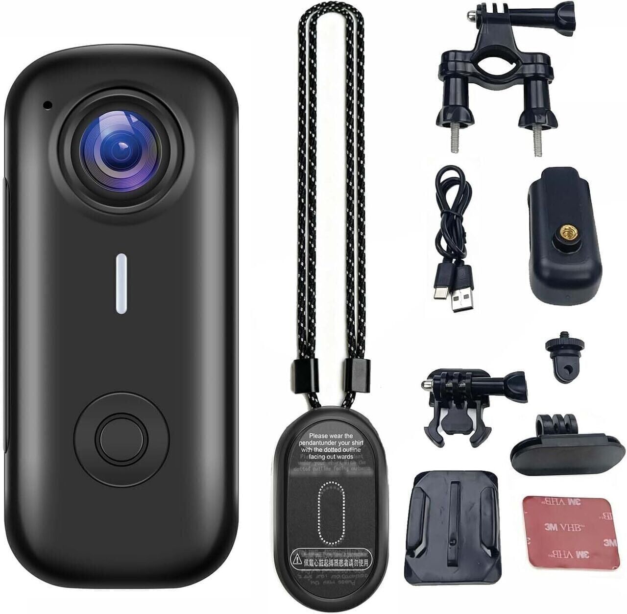 Riyadh, Electronics, SAR 60,  Wearable Bodycam Action New Camera - Clearance Sale At 60 SAR