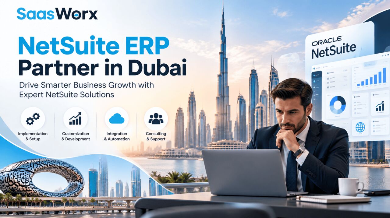Dubai, Software Development, NetSuite ERP Partner In Dubai | SaasWorx Consulting