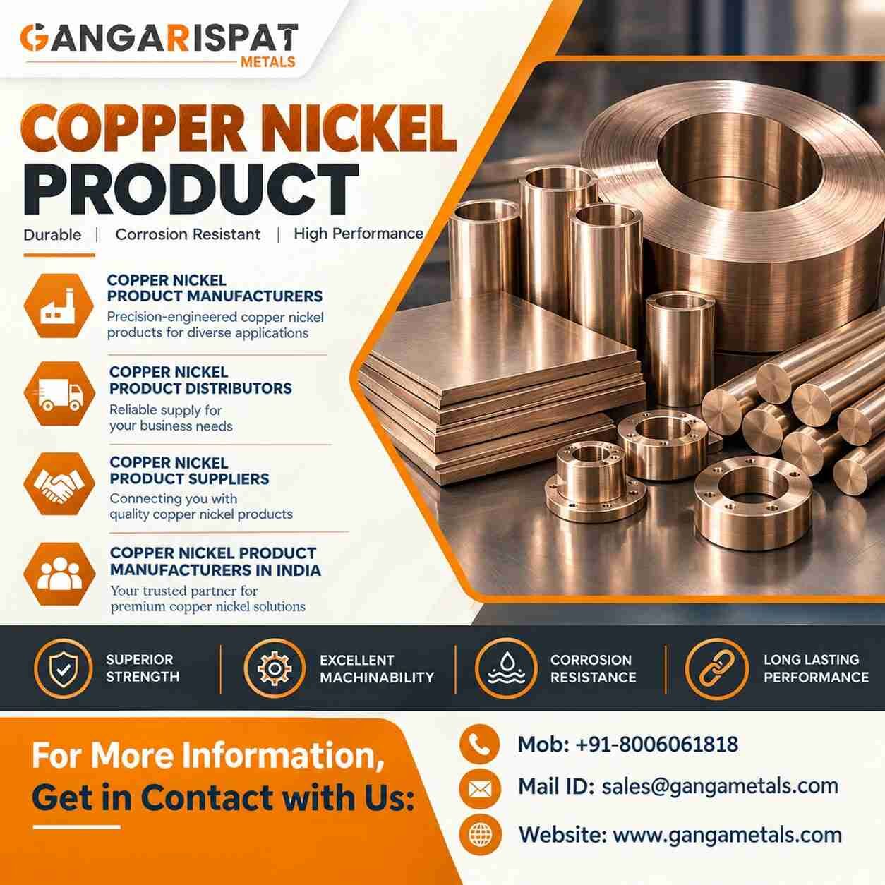 Ahmedabad, Wholesale Products, Reliable Copper Nickel Product Suppliers