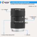 INR 8995,  16 MM 10 MP Precision-Inspection Machine Vision Lens For 2/3-Inch Industrial Cameras | C-M