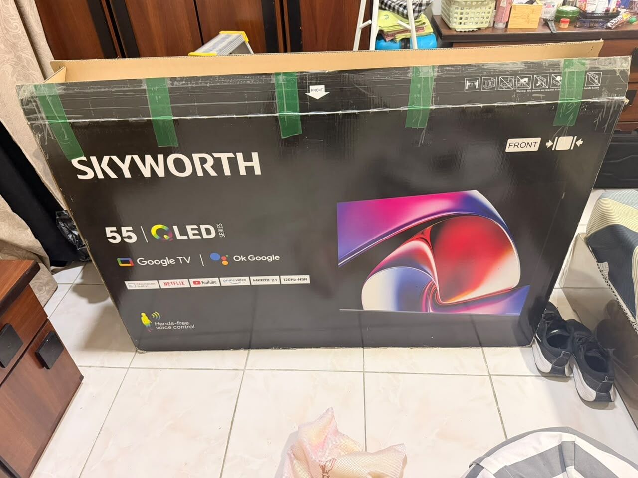 Akrabia, Appliances, SAR 14450,  QLED 4k Android Tv 55&rdquo;