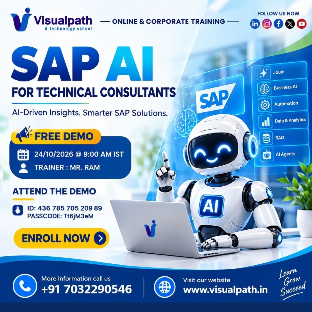 Hyderabad, Lessons Offered, Join SAP AI For Technical Consultants For A Free Demo