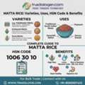 INR 25,  Matta Rice: Varieties, Uses, HSN Code & Benefits | Tradologie