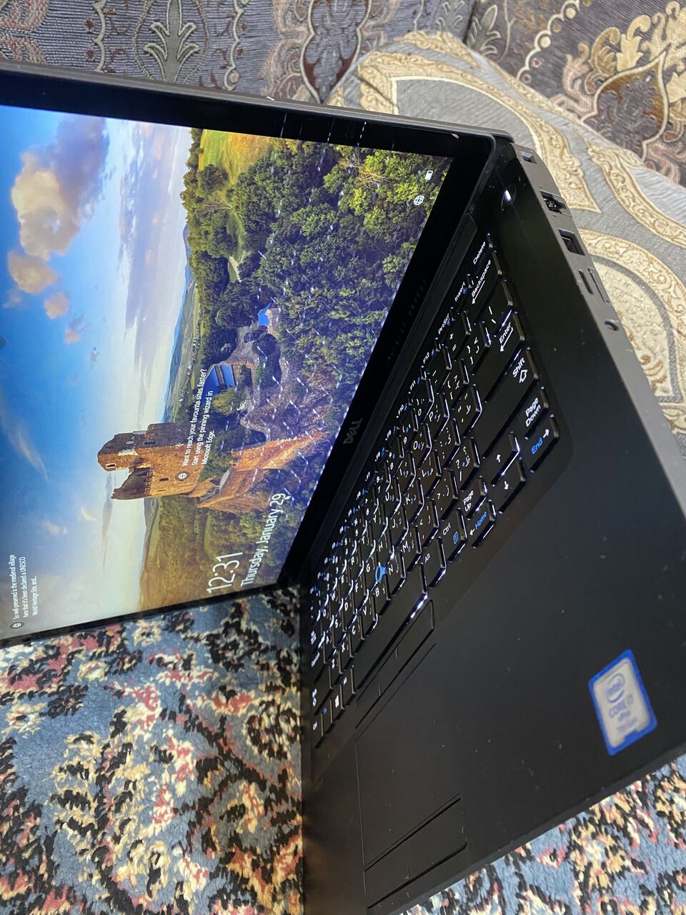 Olaya, Computers, SAR 800,  Dell Touchscreen I7,256GB,8GB,14&rdquo;FHD,Original Charger