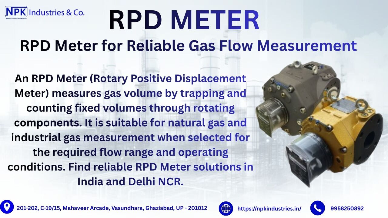 Ghaziabad, Automotive, RPD Meter For Reliable Gas Flow Measurement