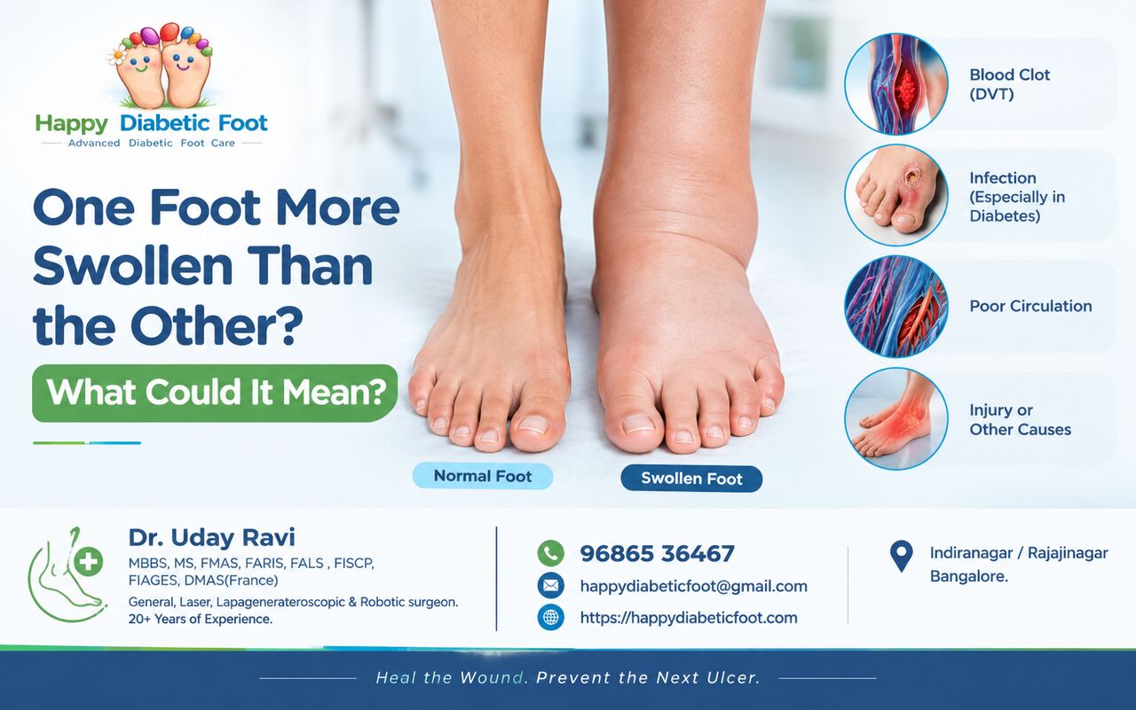 Bangalore, Health, One Foot More Swollen Than The Other? What Could It Mean? - Dr Uday Ravi