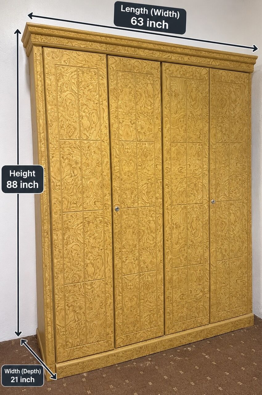 Riyadh, Furniture, SAR 150,  4-Door Wardrobe / Cupboard For Sale